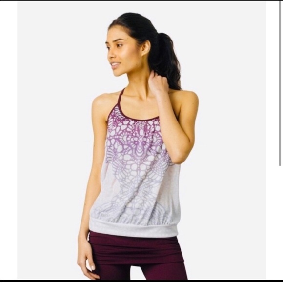 Prana Daydream Meadow Tank Top strappy yoga tank top - Picture 8 of 8